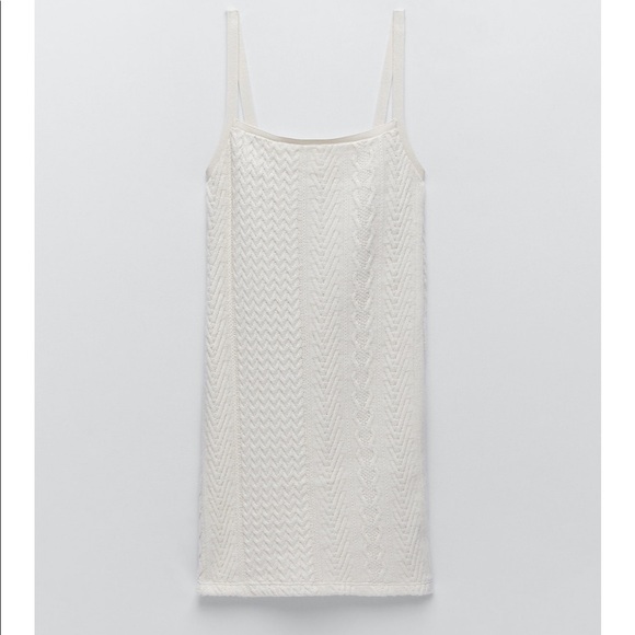 Zara Cable Knit Mini Dress - Picture 8 of 11